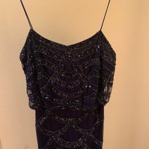 Aidan Mattox Beaded Cocktail Dress